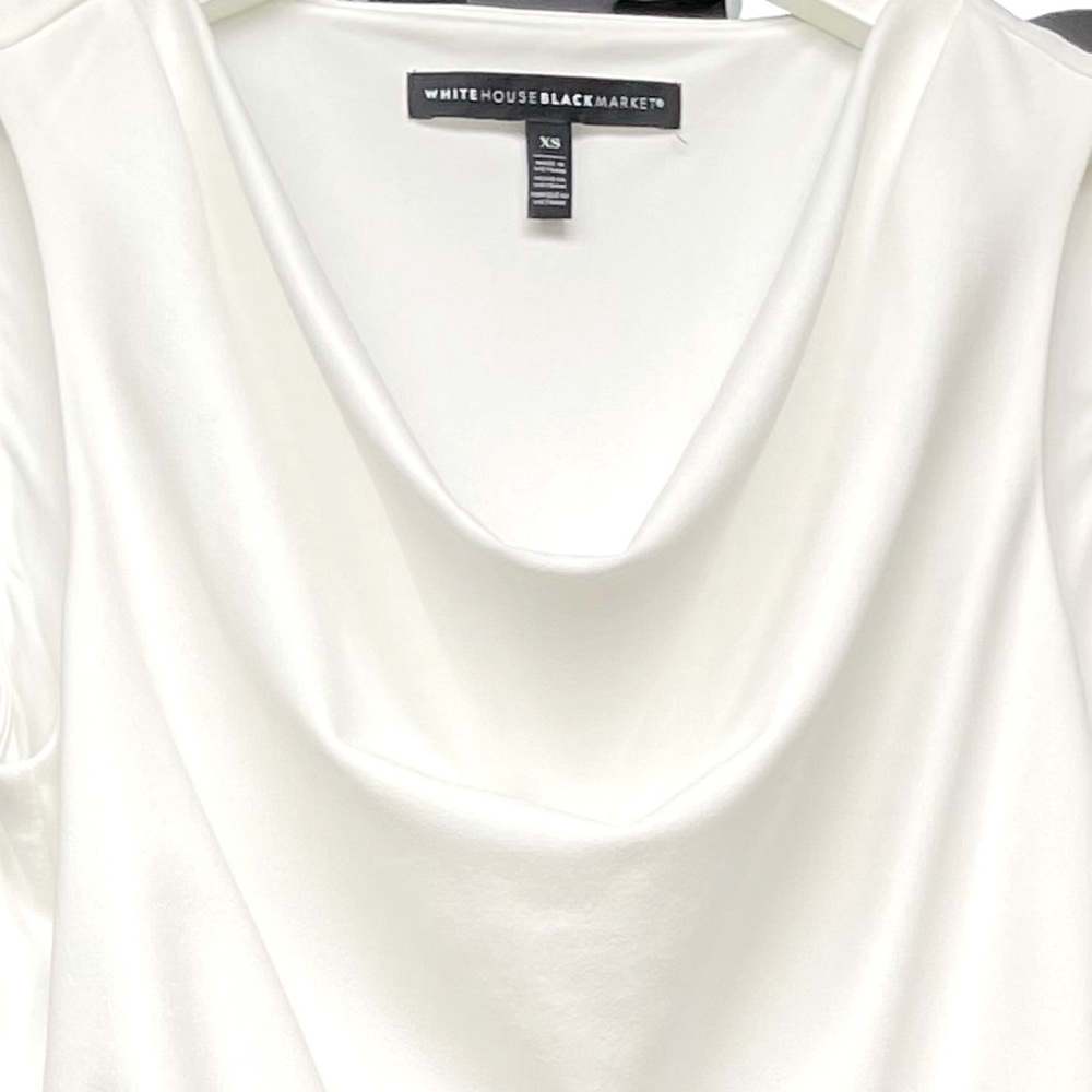 WHBM NEVER WORN Beautiful White very supportive business or casual